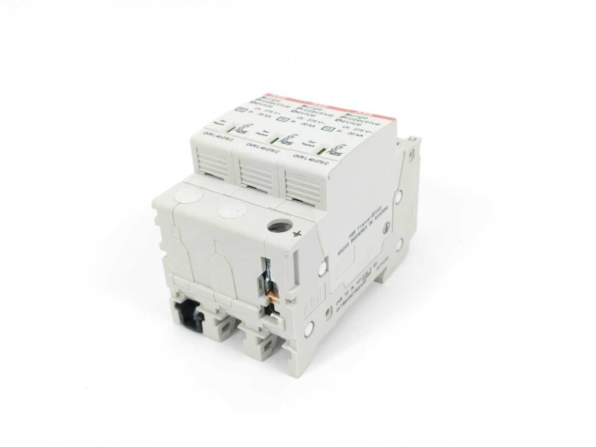ABB OVR T2 3L 40-275 P QS w/ OVR L 40-275 C Surge Protective Device