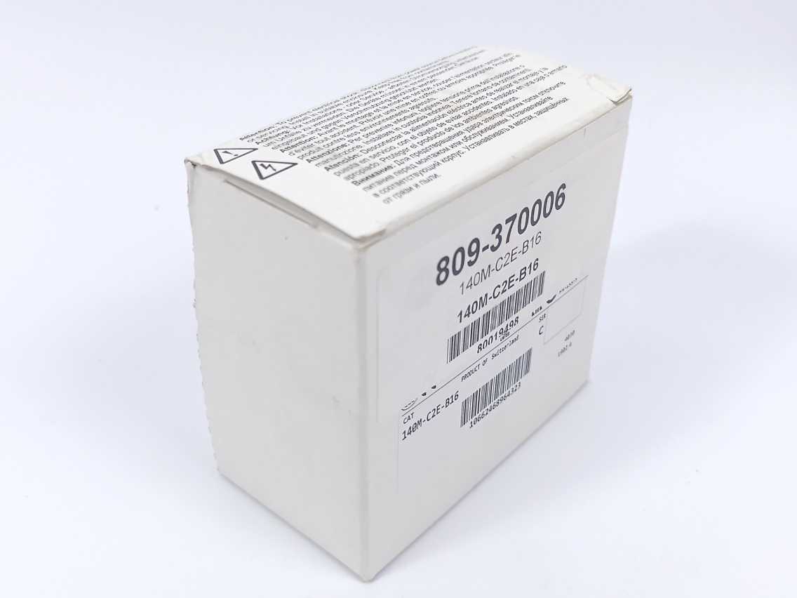 AB 140M-C2E-B16 Motor Protection Circuit Breaker, Ser. C. 1-1.6 a