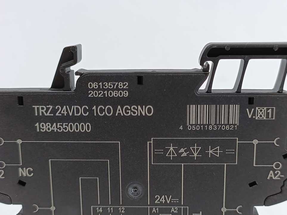 Weidmüller 1984550000 TRZ 24VDC 1CO AGSNO Relay Module Batch 10pcs.