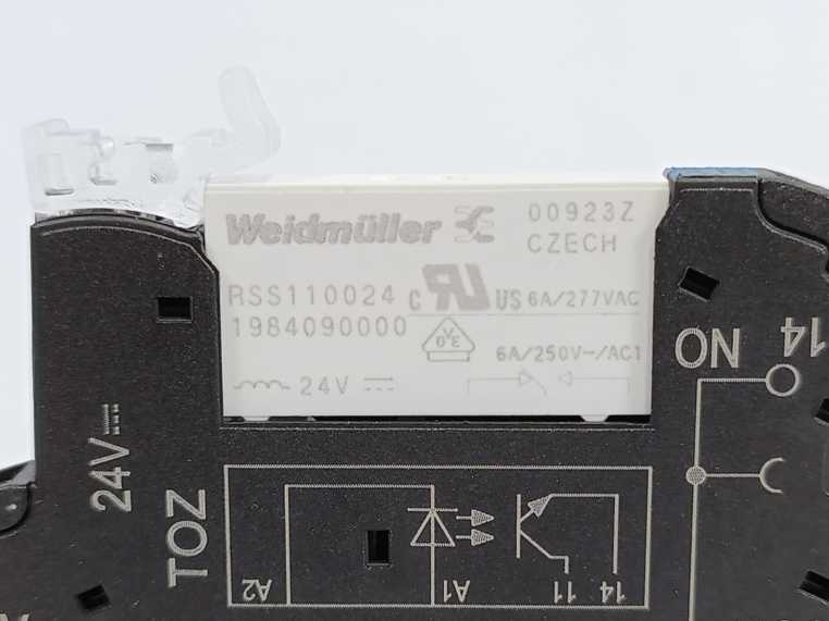 Weidmüller 1984550000 TRZ 24VDC 1CO AGSNO Relay Module Batch 10pcs.
