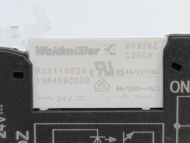 Weidmüller 1984550000 TRZ 24VDC 1CO AGSNO Relay Module Batch 8pcs.