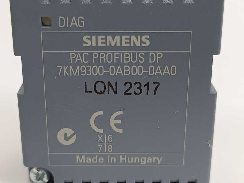 Siemens 7KM9300-0AB00-0AA0 Expansion Module