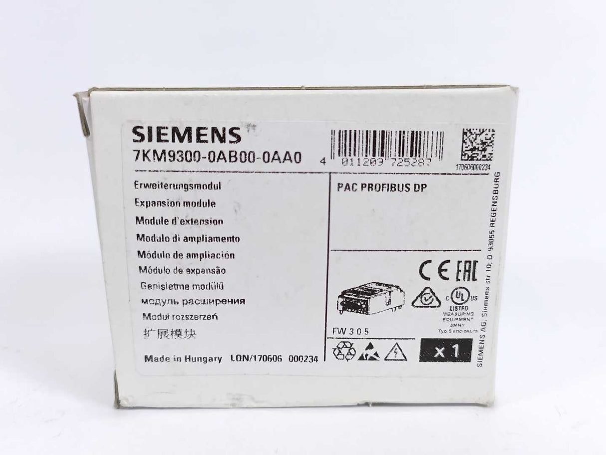Siemens 7KM9300-0AB00-0AA0 Expansion Module