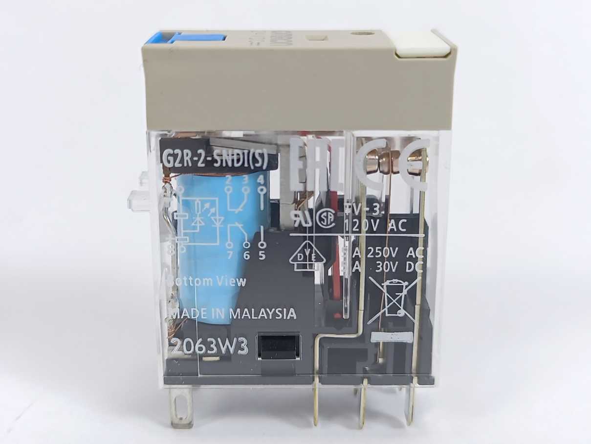 OMRON G2R-2-SNDI DC24(S) Relay, plug-in, 8-pin, Batch of 8pcs