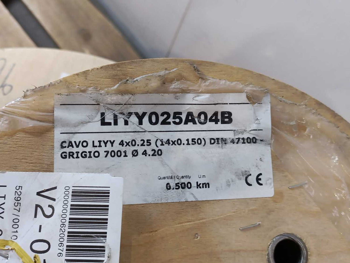 Liyy 337004002 4x0.25 mm2 Grey 500Meter