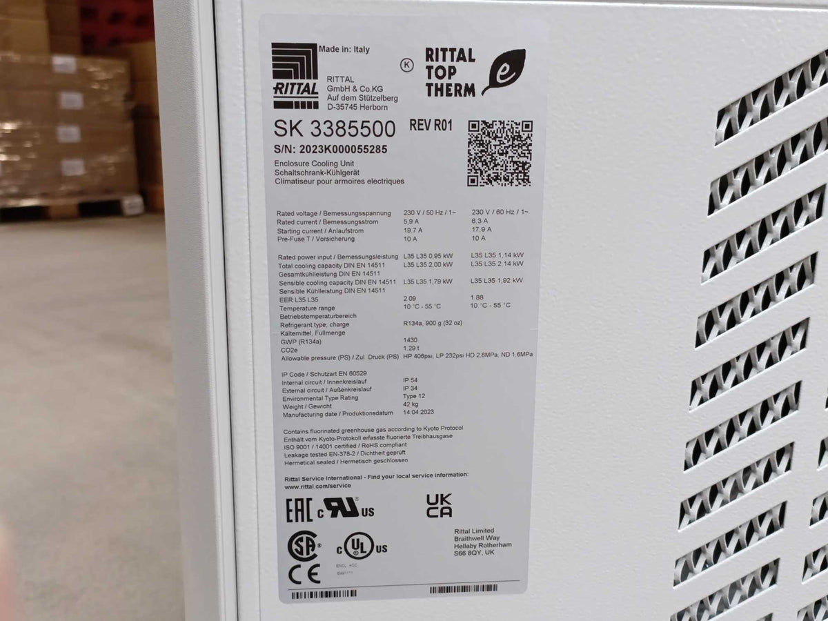 Rittal SK 3385500 Top-Mounted Cooling Unit TopTherm