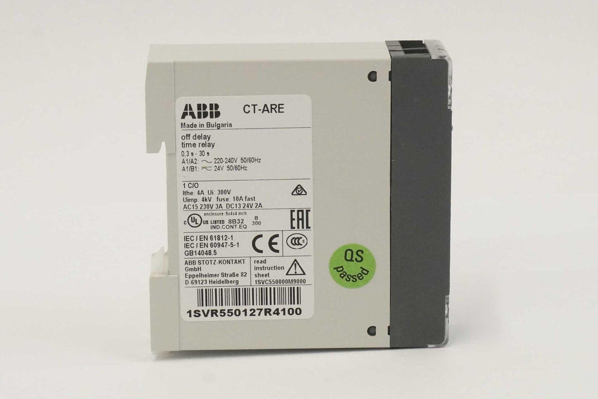 ABB 1SVR550127R4100 CT-ARE Off Delay Time Relay