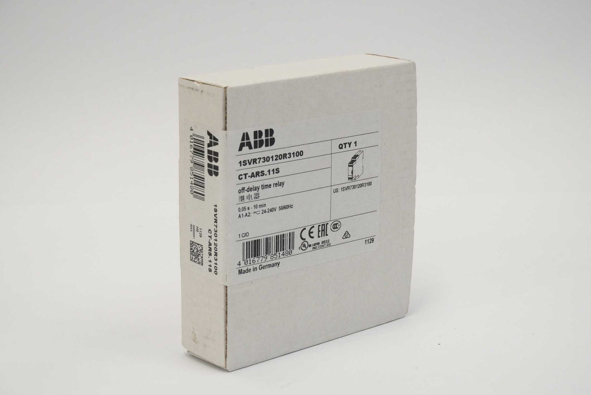ABB 1SVR730120R3100 CT-ARS.11S Off-Delay Time Relay