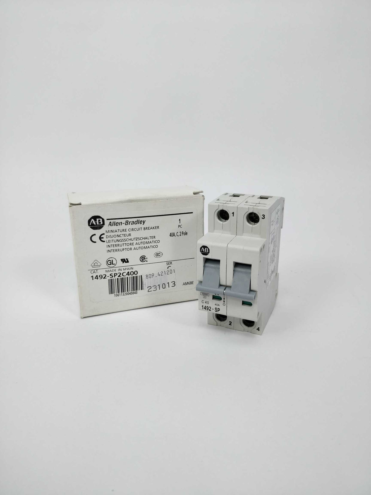 ALLEN-BRADLEY 1492-SP2C400 Miniature Circuit Breaker