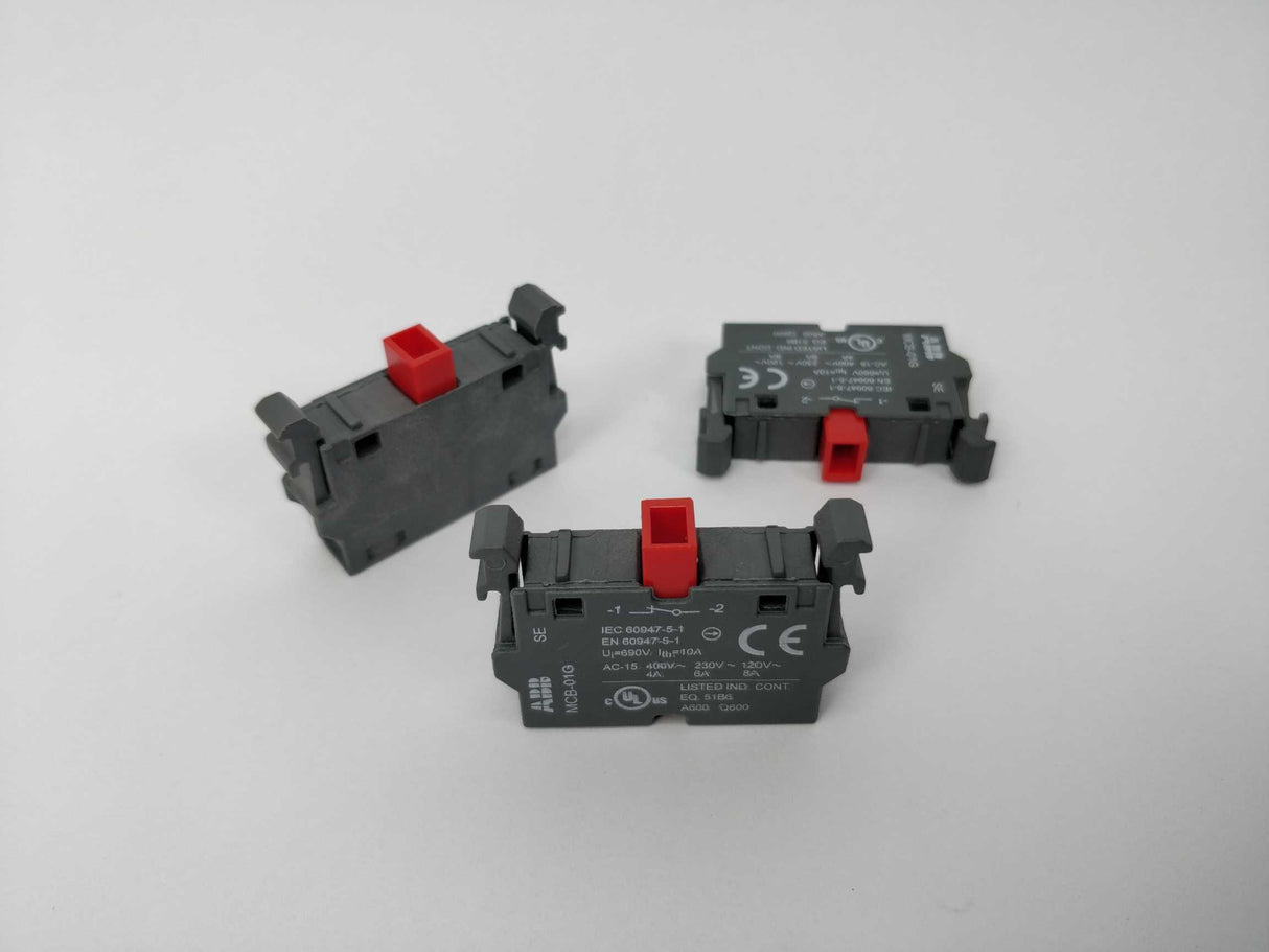 ABB MCB-01G Modular Contact Block 1NC