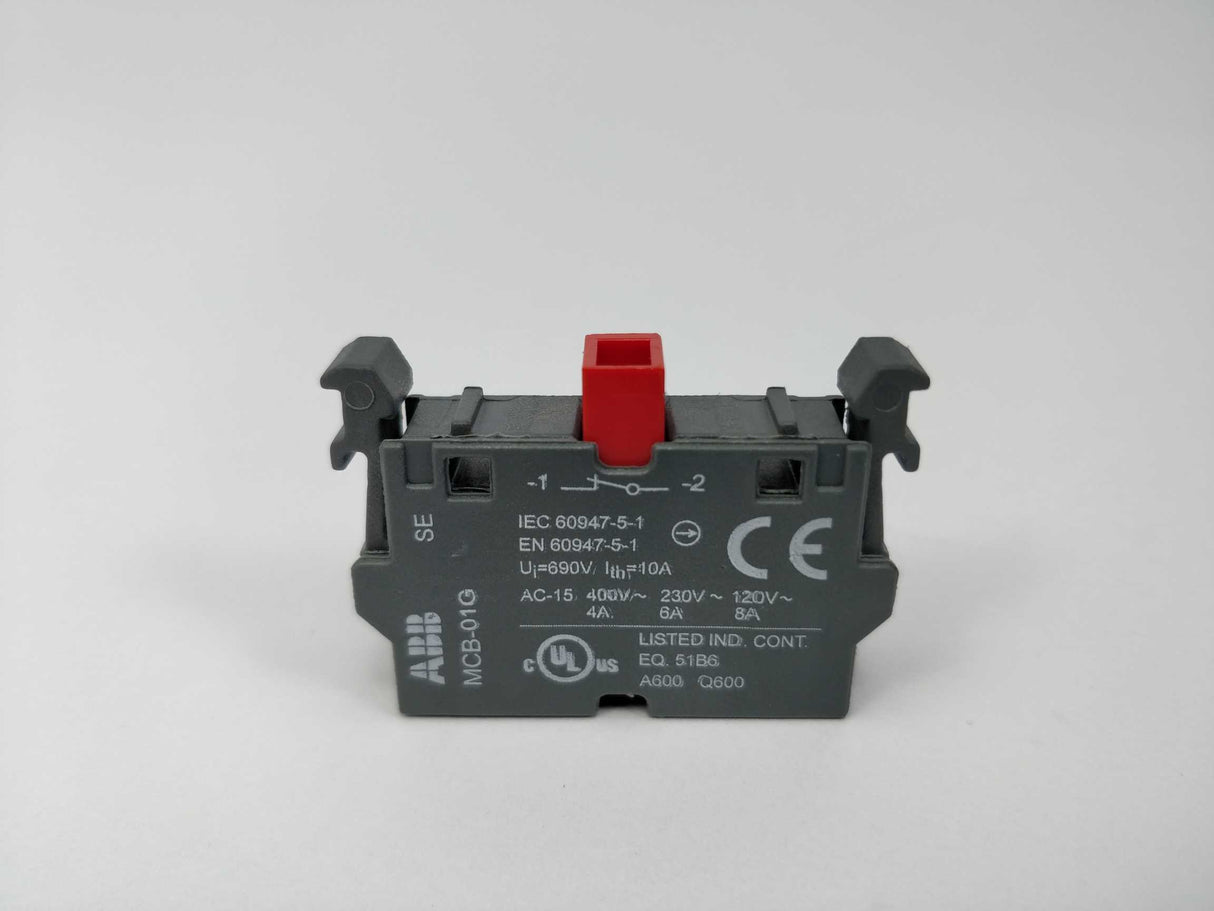 ABB MCB-01G Modular Contact Block 1NC