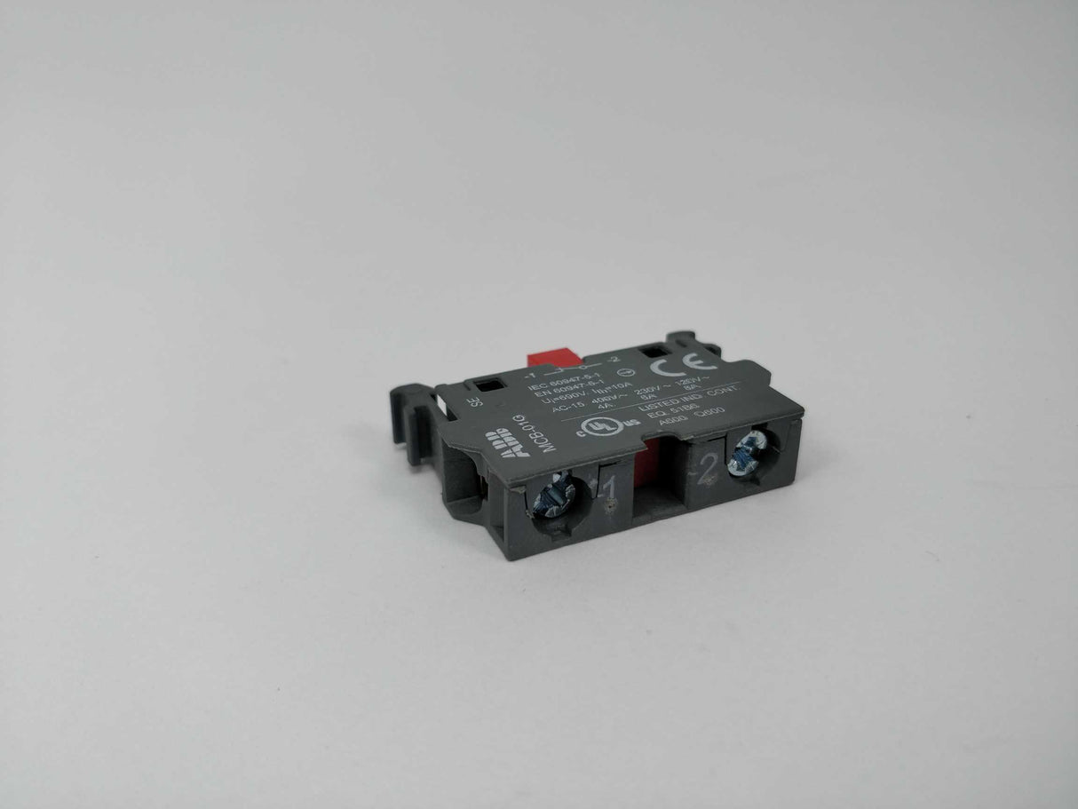 ABB MCB-01G Modular Contact Block 1NC