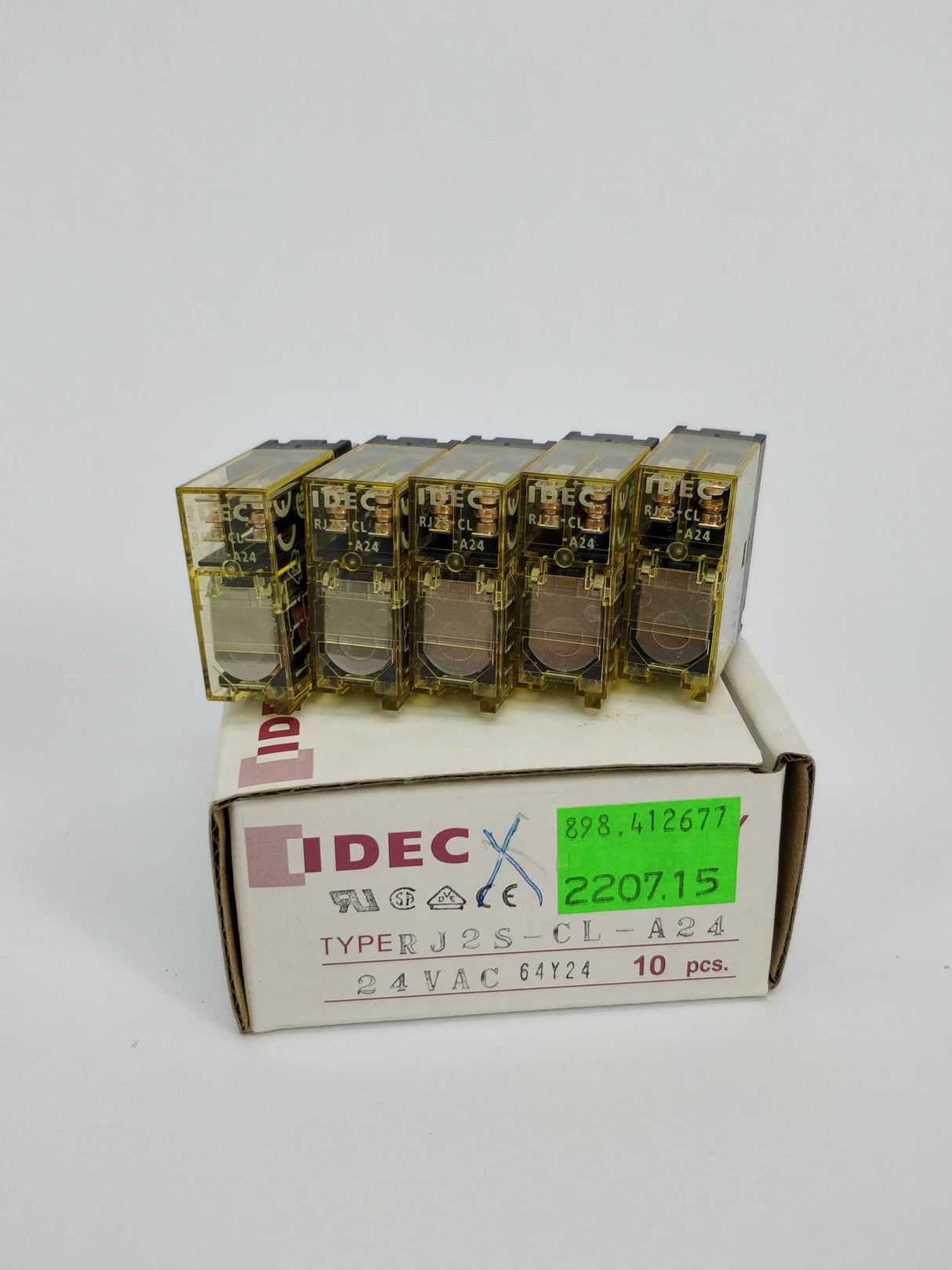 Idec RJ2S-CL-A24 24VAC General Purpose Relay 5Pcs