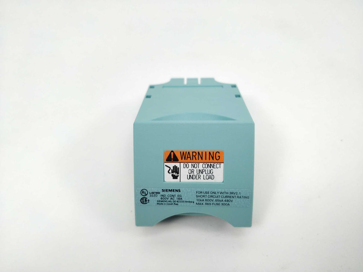 Siemens 3RV2917-5AA00 Cable connector size S00