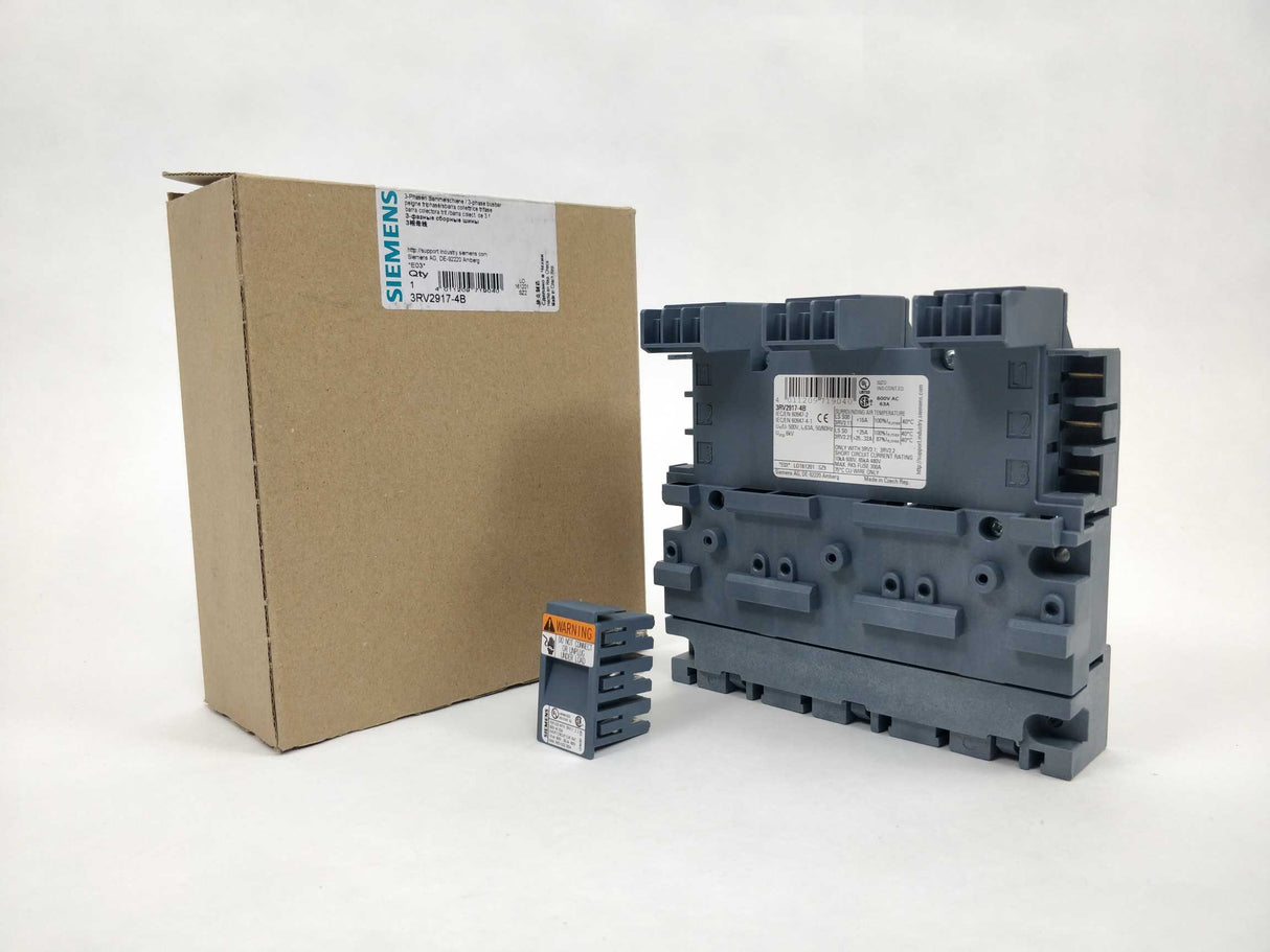 Siemens 3RV2917-4B 3-phase busbar
