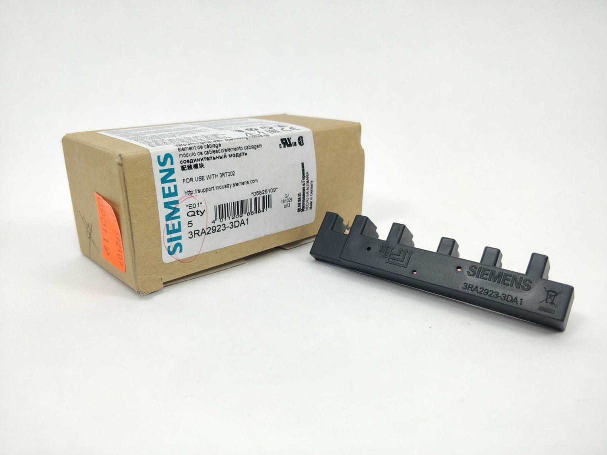Siemens 3RA2923-3DA1 Wiring module top for contactor 5pcs