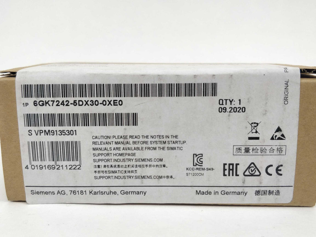 Siemens 6GK7242-5DX30-0XE0 Communications module CM 1242-5