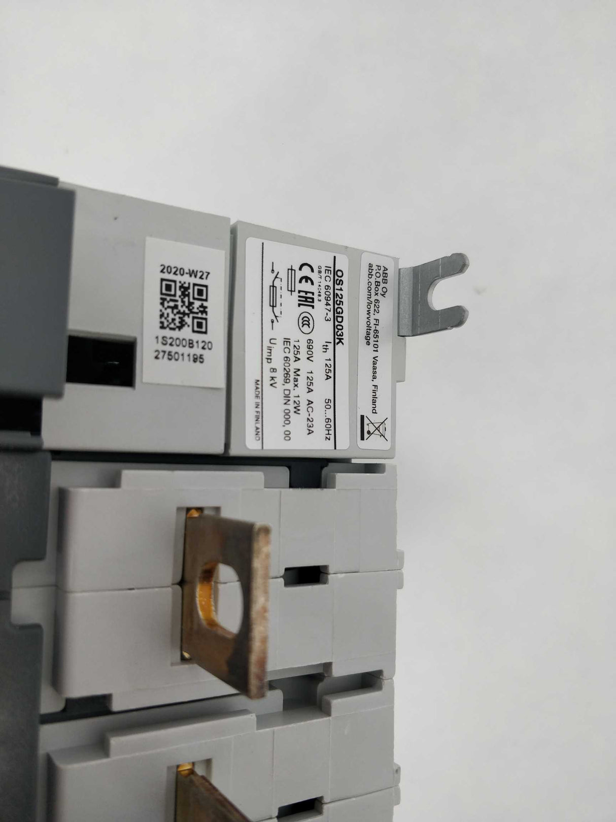 ABB 1SCA116878R1001 OS125GD03K