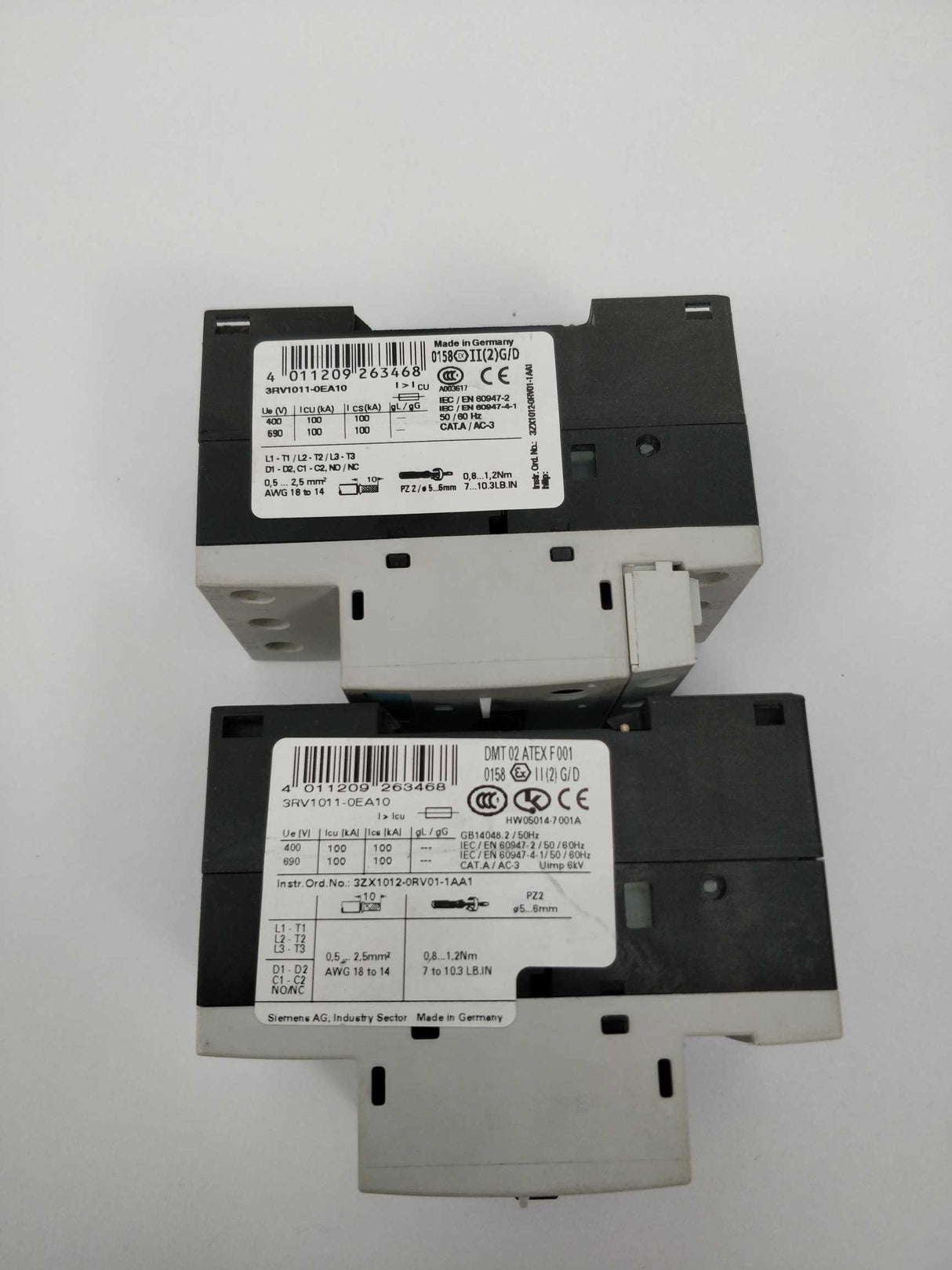 Siemens 3RV1011-0EA10 Circuit breaker