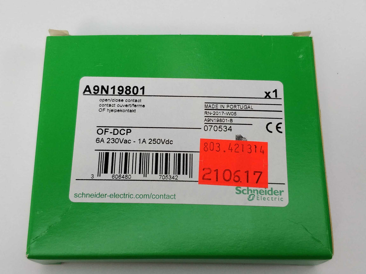 Schneider Electric A9N19801 OF-DCP Open/Close Contact