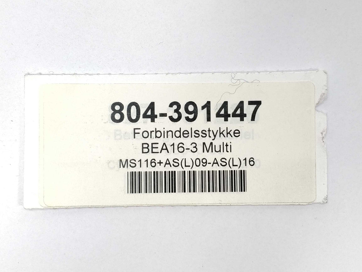 ABB 804-391447 Connector BEA16-3 Multi MS116+AS(L)09-AS(L)16