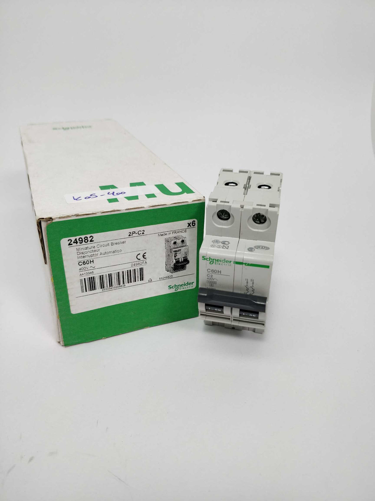 Schneider Electric 24982 C60H C2 6pcs