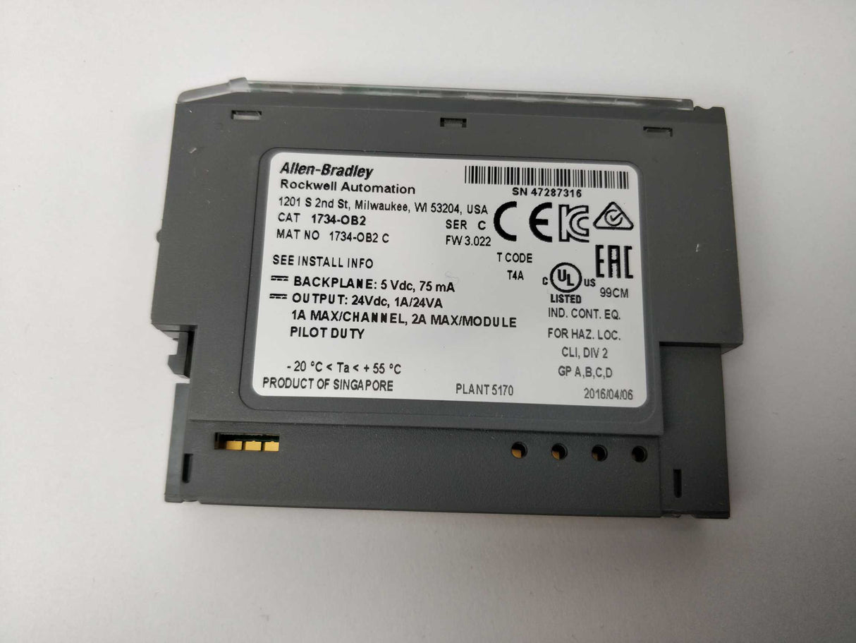 ALLEN-BRADLEY 1734-OB2 Ser. C Digital Output Module