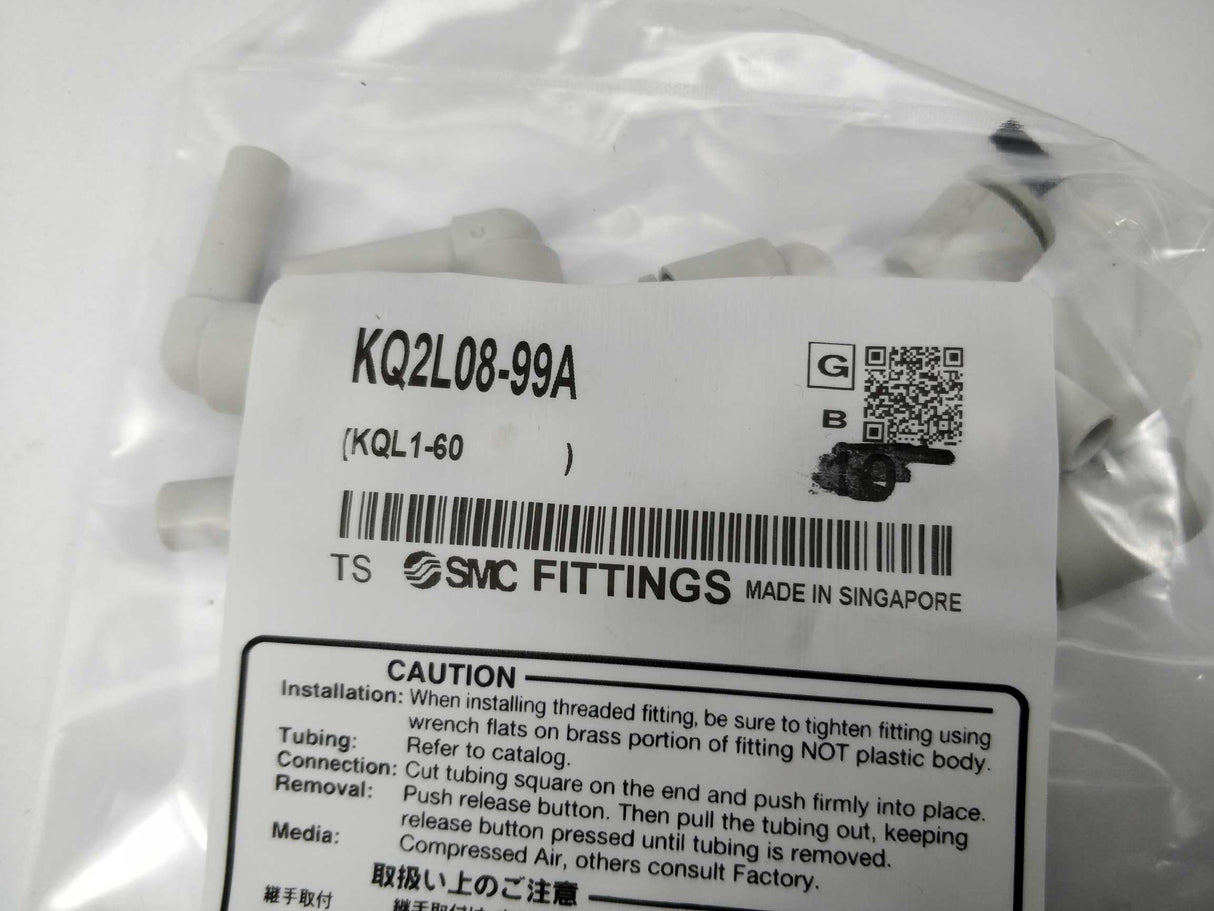 SMC FITTINGS KQ2L08-99A 9 pieces