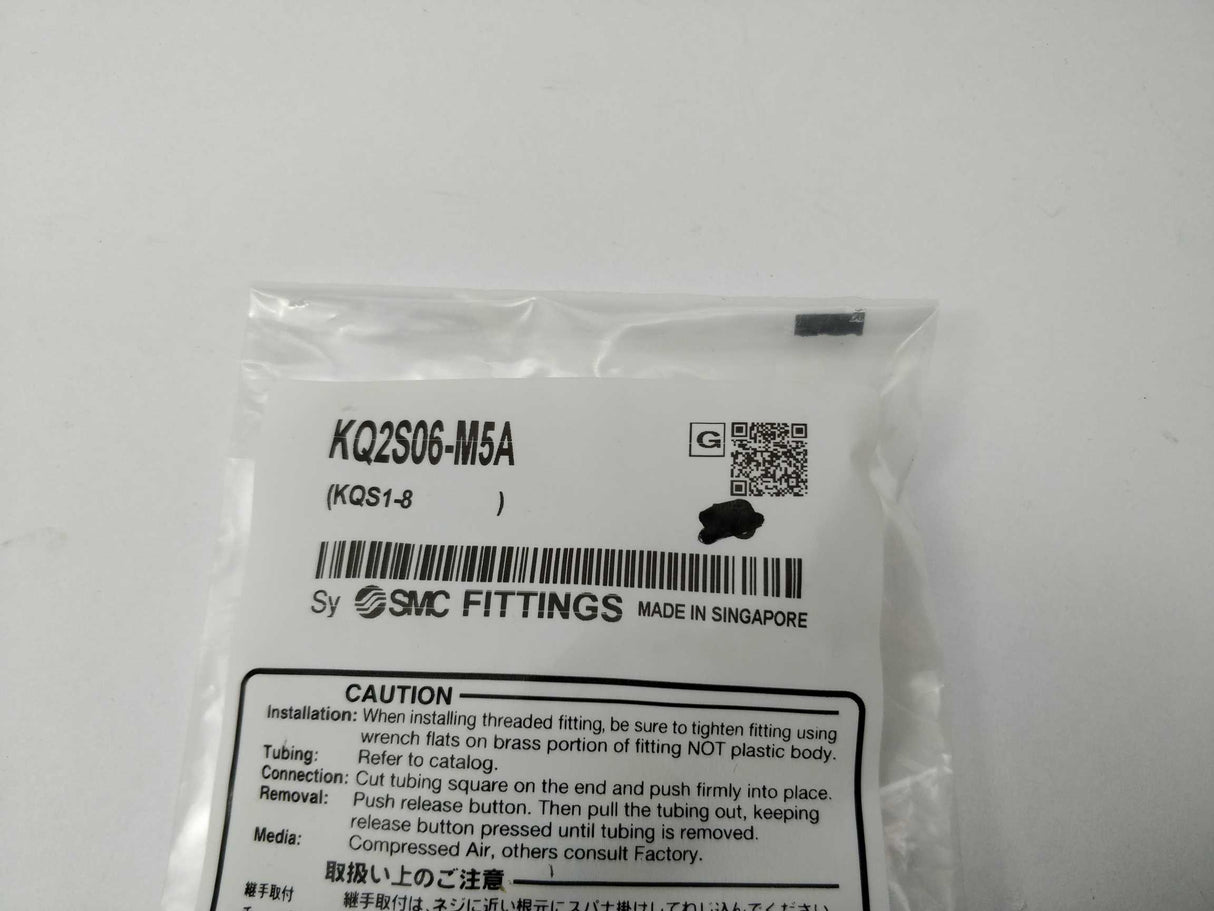 SMC FITTINGS KQ2S06-M5A 8 pieces