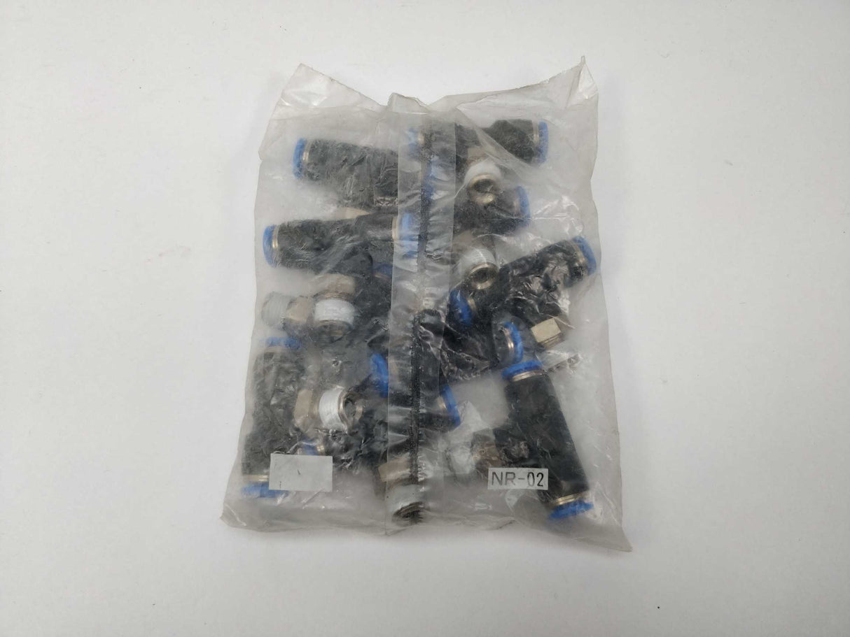 Festo QST-1/8-6 Threaded-to-Tube T-Connector 10 pieces
