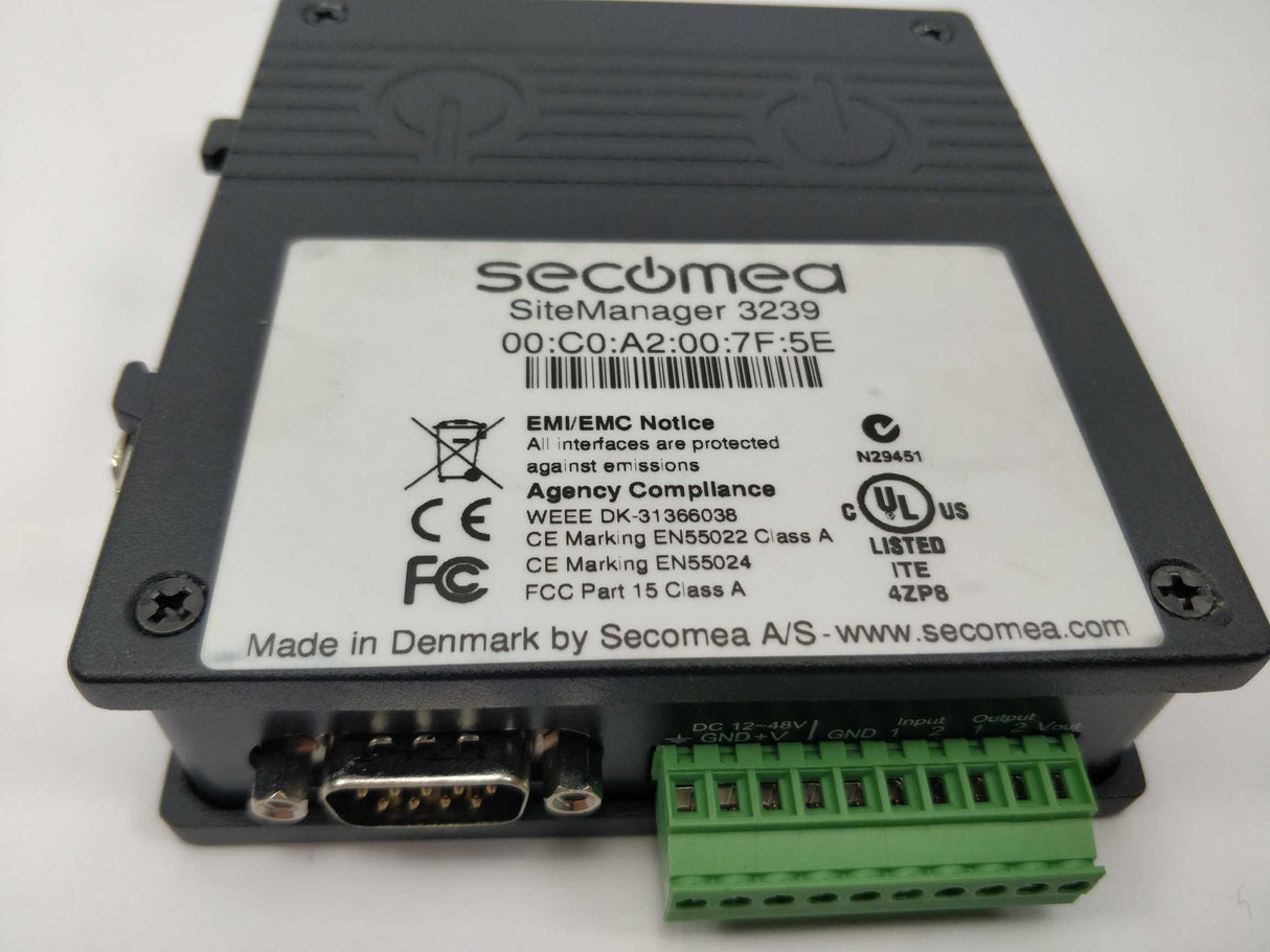 Secomea SiteManager 3239 Remote management