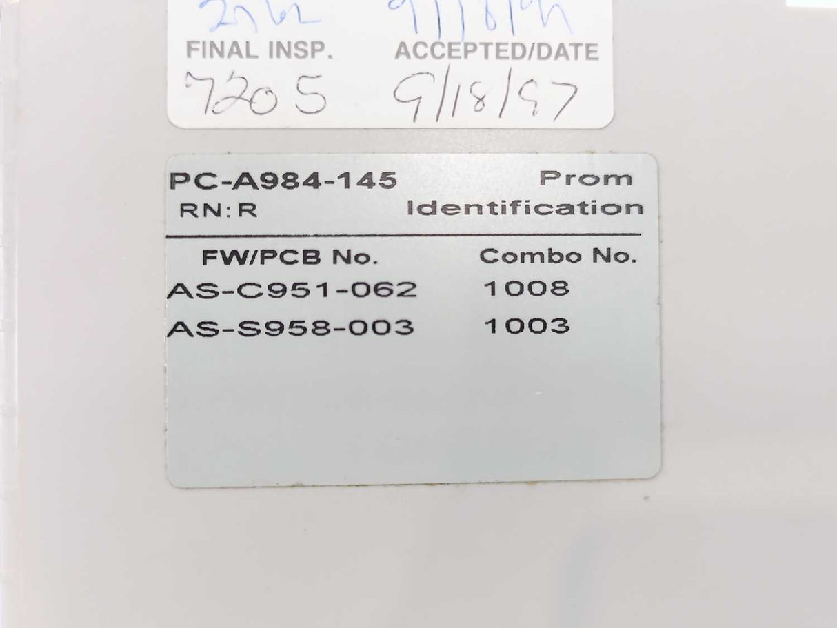 AEG PC-A984-145 CPU 8K Memory With 1XMB MB+