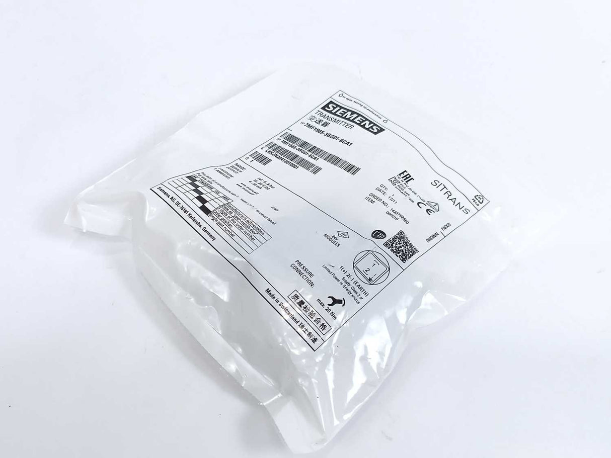 Siemens 7MF1565-3BG01-6CA1 SITRANS Transmitter