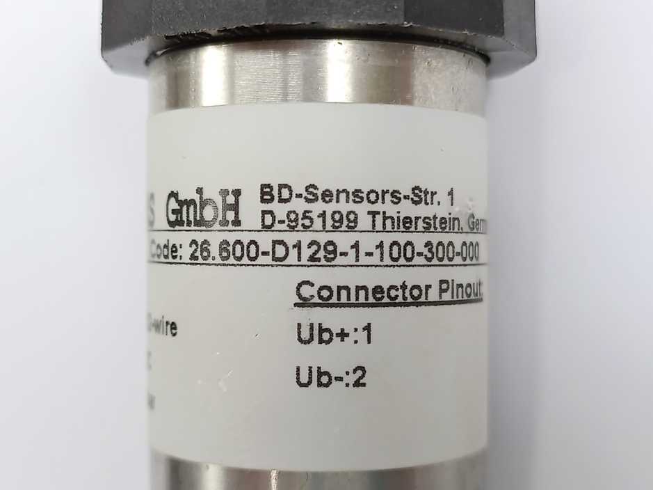 BD Sensors 26.600-D129-1-100-300-000 26.600 OEM Pressure Transmitter