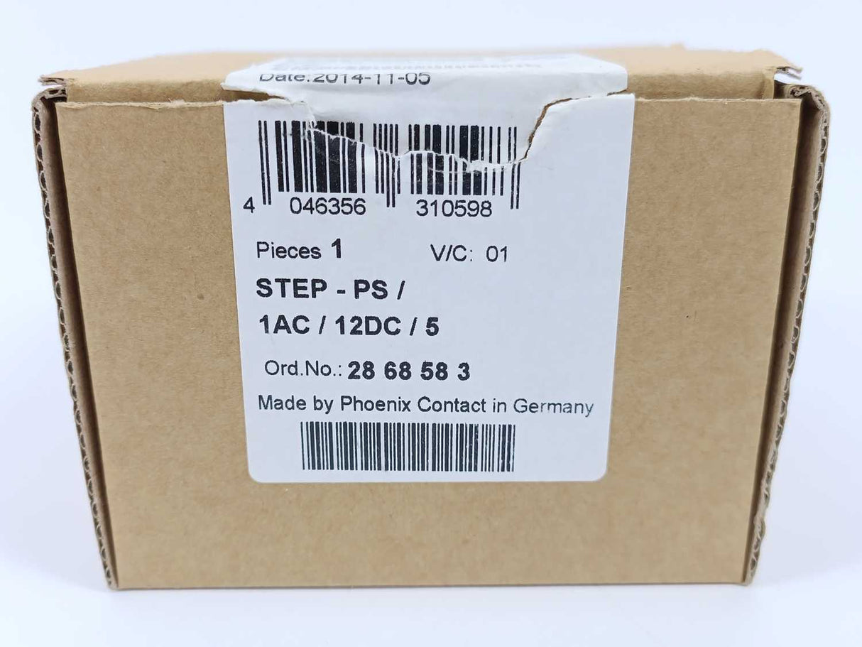 Phoenix Contact 2868583 STEP-PS/ 1AC/12DC/5 Power Supply