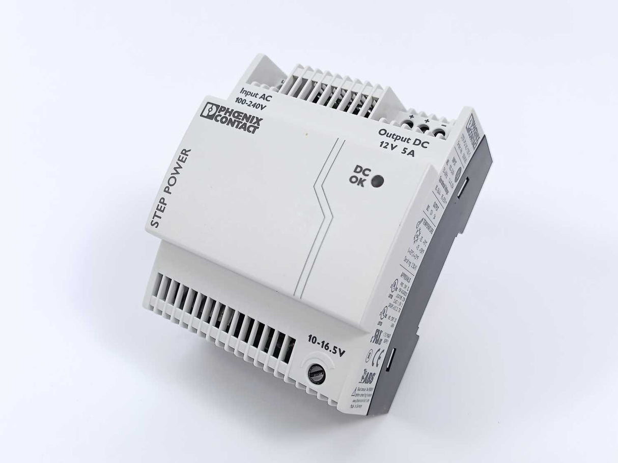 Phoenix Contact 2868583 STEP-PS/ 1AC/12DC/5 Power Supply
