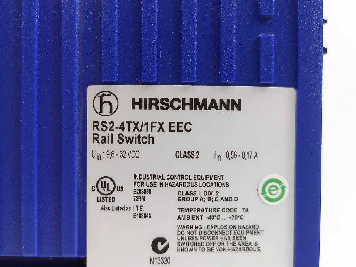 Hirschmann RS2-4TX/1FX EEC Rail Switch