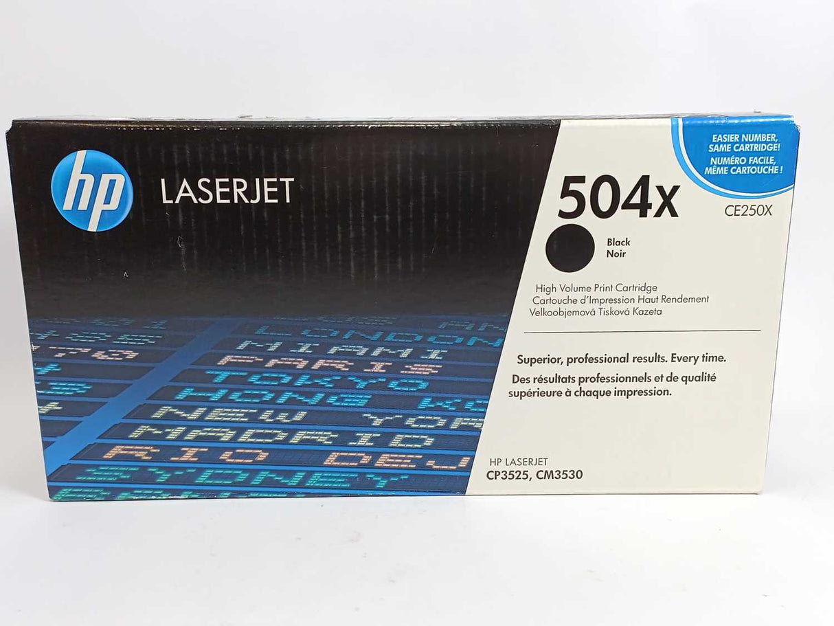 HP CE250X 504x Black Cartridge LaserJet