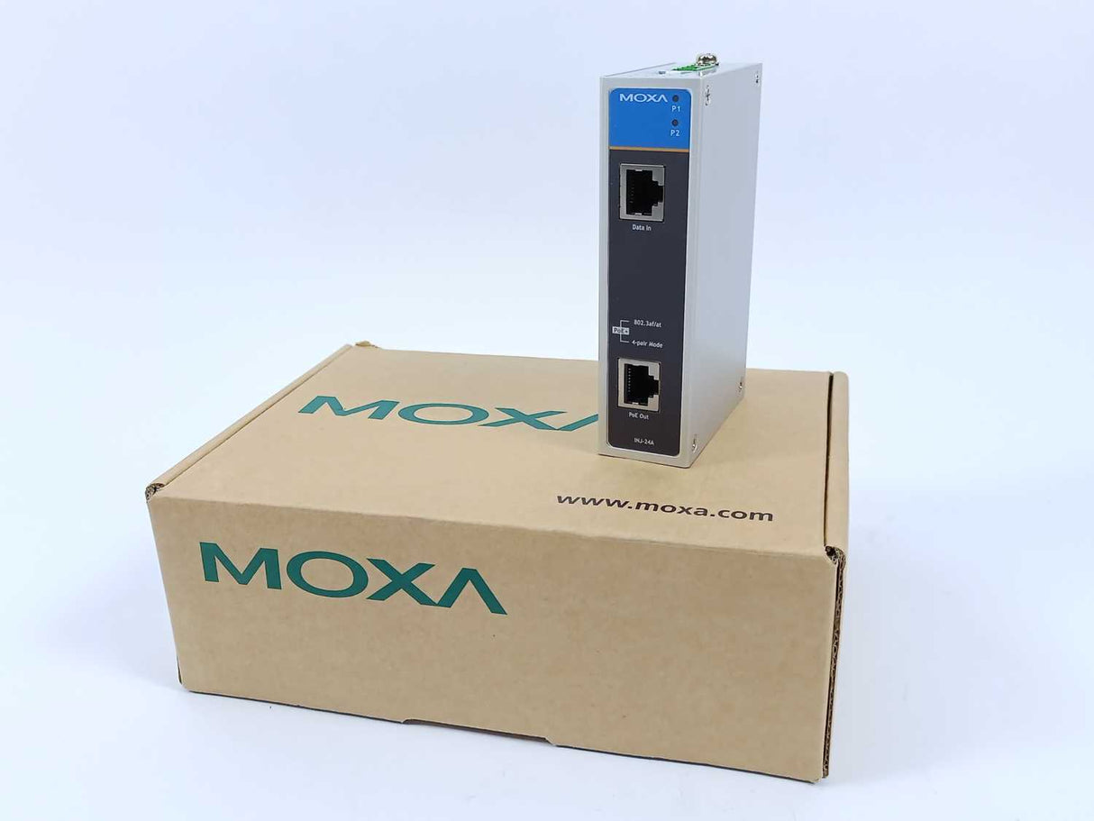 Moxa INJ-24A Gigabit high-power PoE+ injector