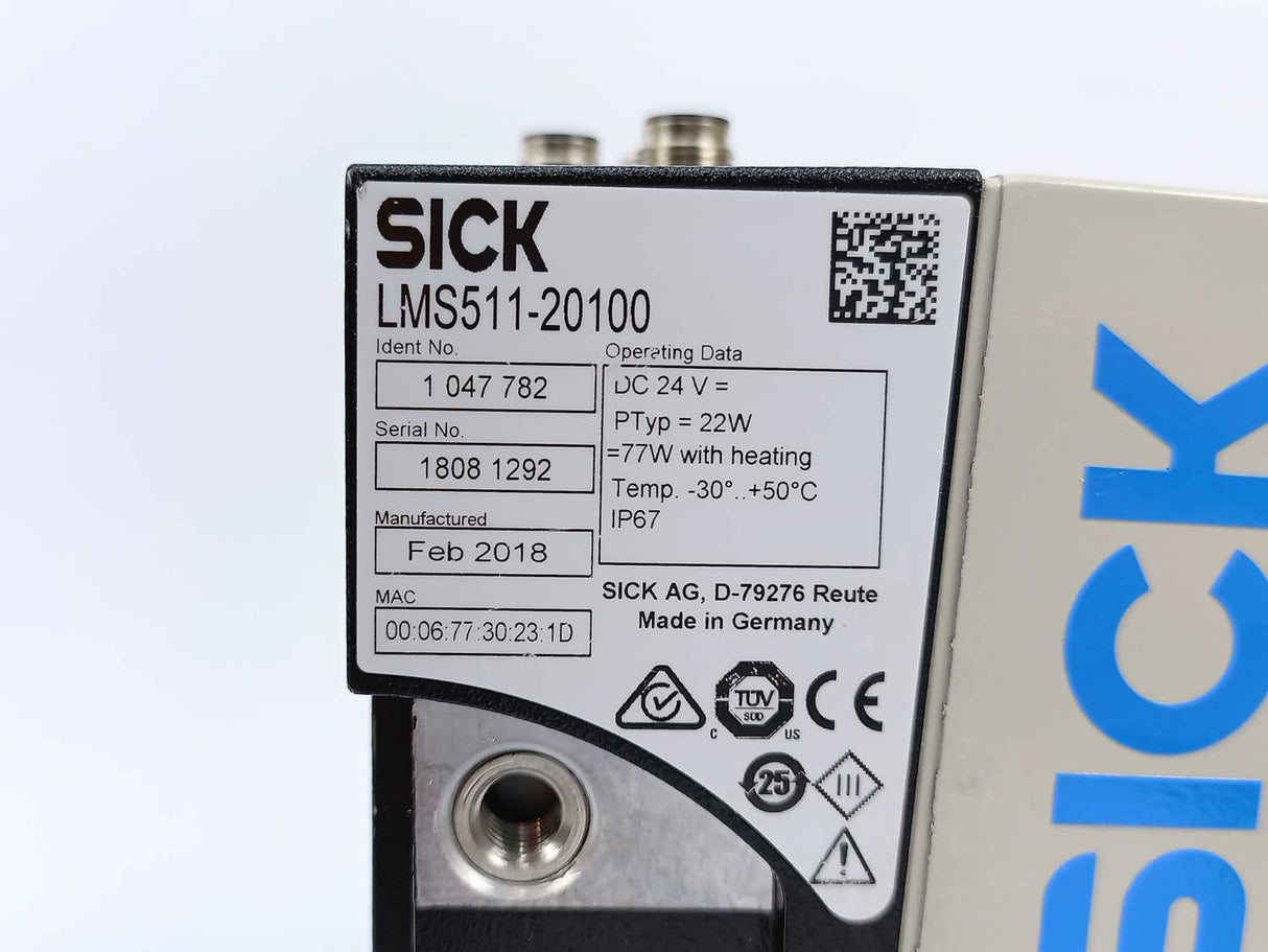SICK 1047782 LMS511-20100 2D Lidar Sensors