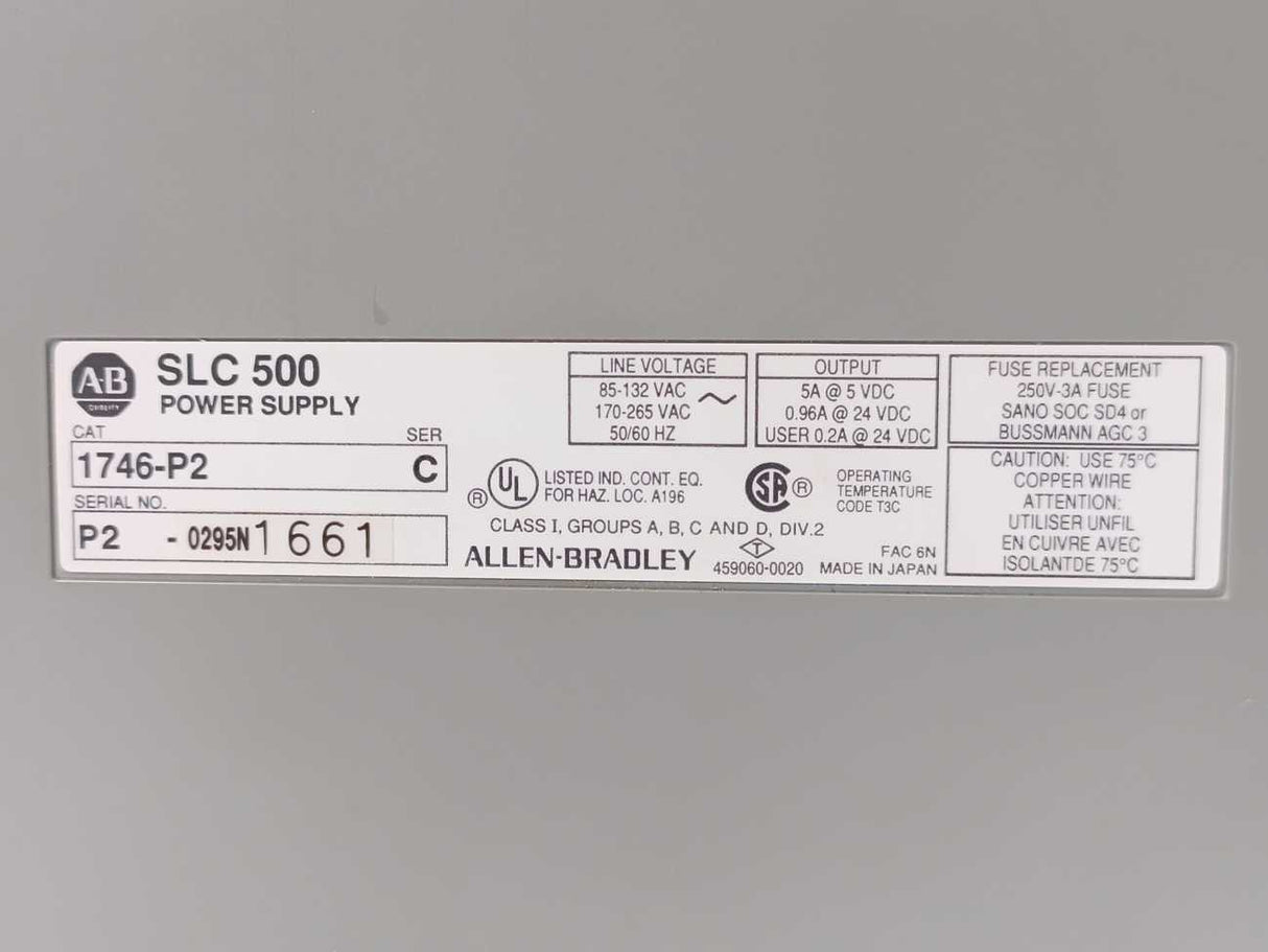 AB 1746-NI4 SER. A SLC 500 Analog Input Module