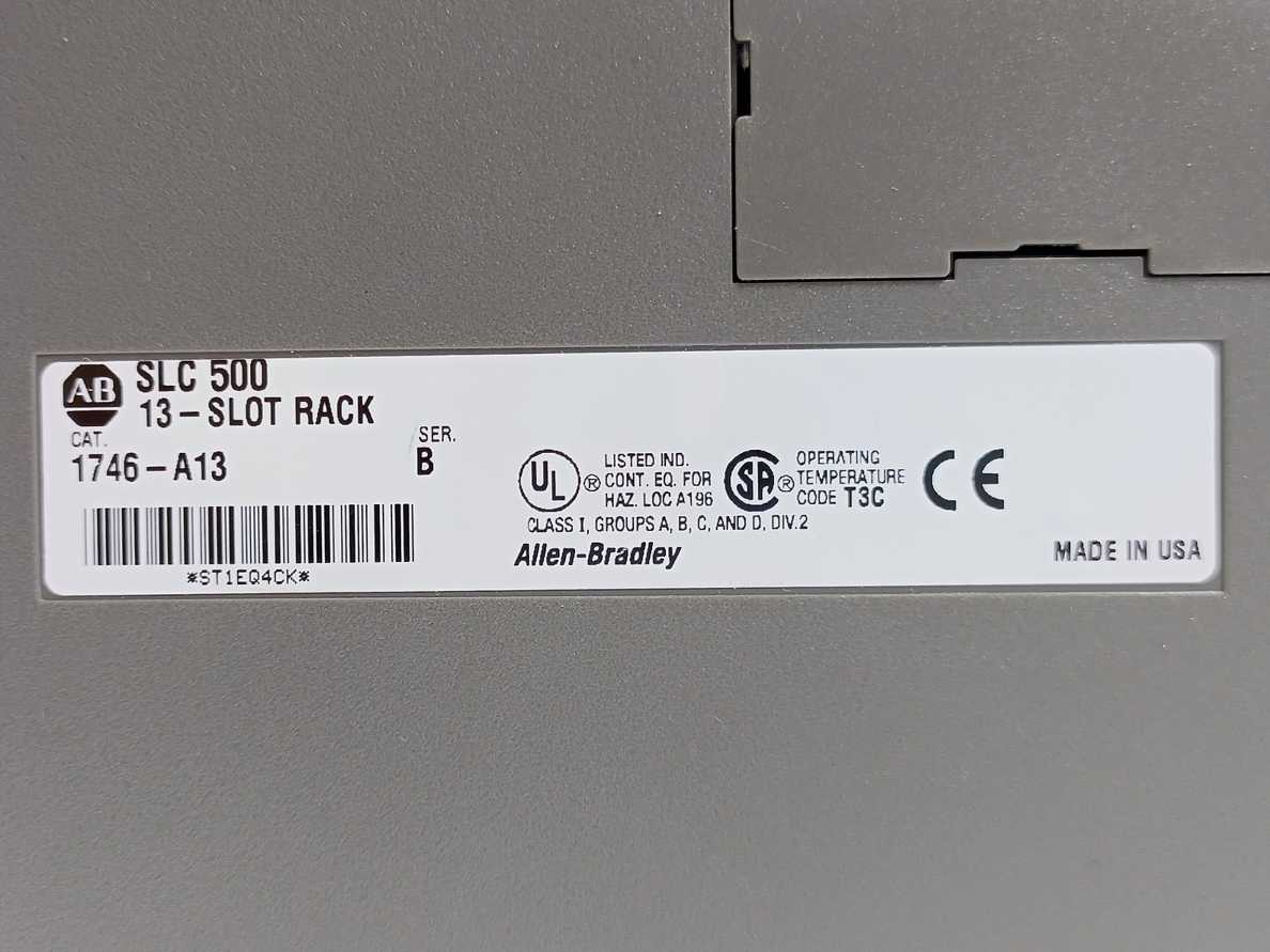 AB 1746-A13 13-Slot Rack Ser.B
