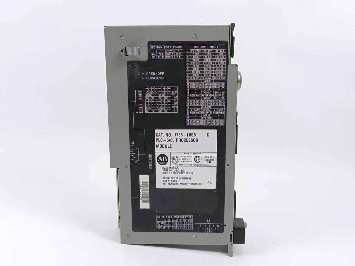 AB 1785-L60B Ser.C Firmware Rev. C