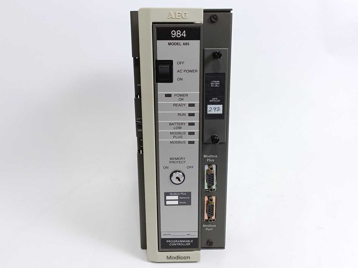 Modicon PC-0984-685 AEG Programmable Controller w/ Keys