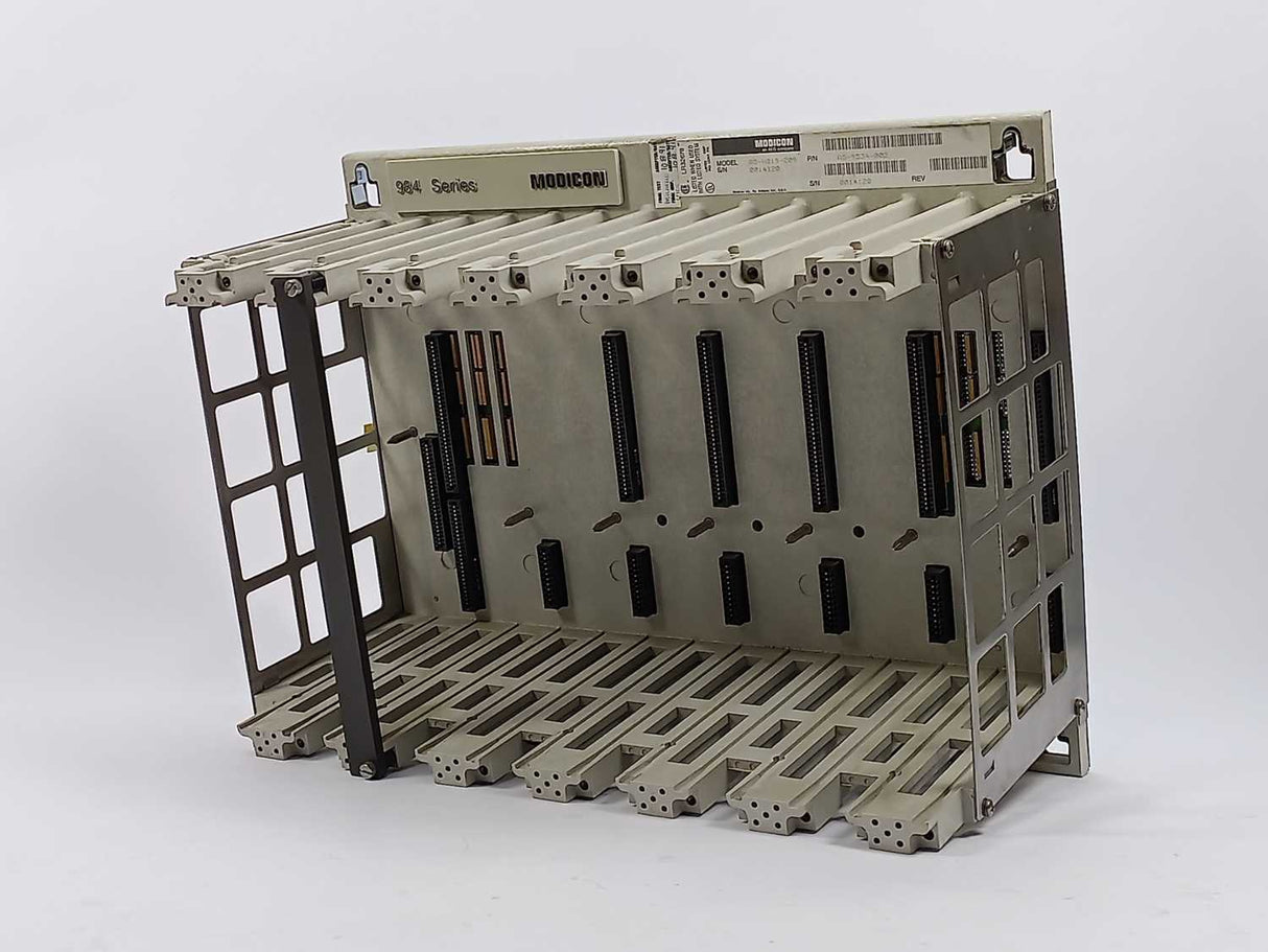 Modicon AS-H819-209 7 Slot 984 Series PLC Rack w/ AS-9534-002