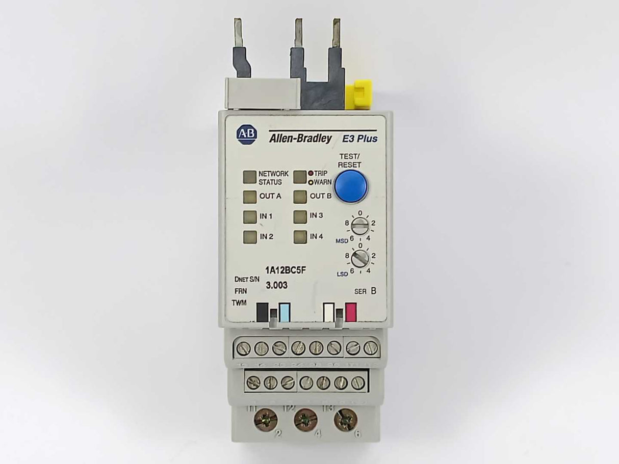 AB 193-EC2AB Ser. B E3 Plus Solid-State Overload Relay 1-5A
