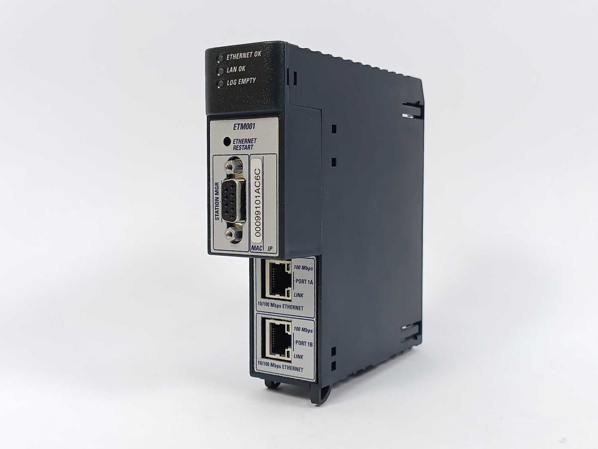 GE Fanuc IC695ETM001-DF RX3i Ethernet Module 10/100MBITS, w/ Switch