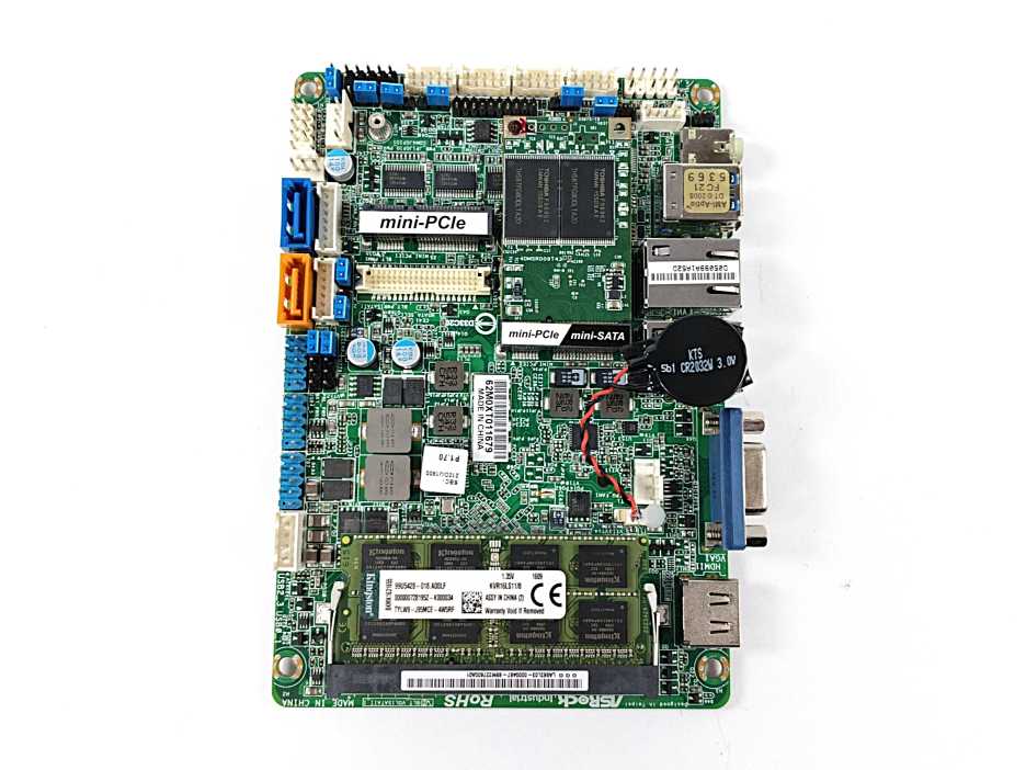 ASROCK SBC210 Industrial Motherboard SR1UT 4GB RAM
