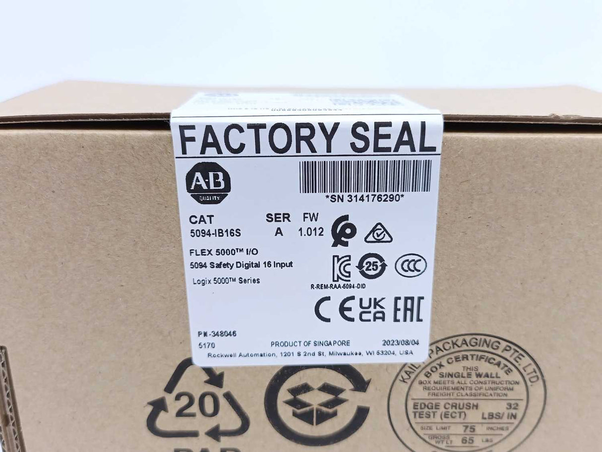 AB 5094-IB16S SER. A Safety Digital 16 Output