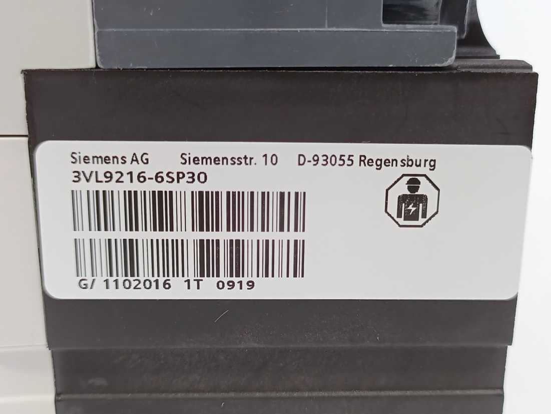 Siemens 3VL2716-1SP36-0AA0 VL160N Circuit Breaker